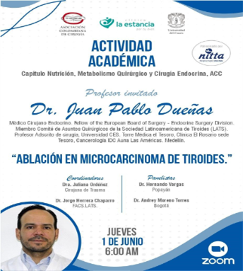 Ablación en micro carcinoma de tiroides