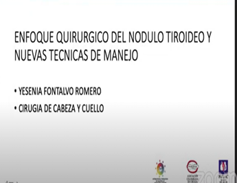 nfoque quirúrgico del nódulo tiroideo y nue