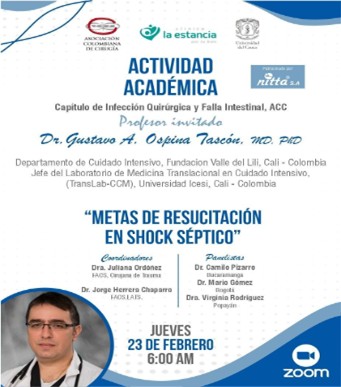 Metas de resucitación en shock séptico