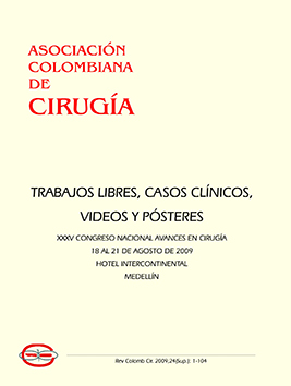 TRABAJOS LIBRES, CASOS CLÍNICOS, VIDEOS Y PÓSTERES 2009