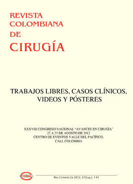 TRABAJOS LIBRES, CASOS CLÍNICOS, VIDEOS Y PÓSTERES 2012