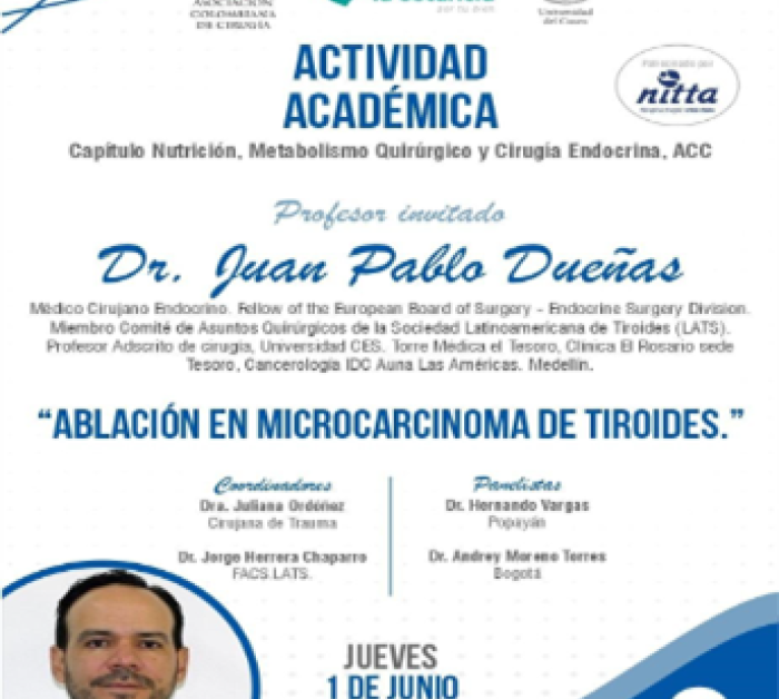 Ablación en micro carcinoma de tiroides