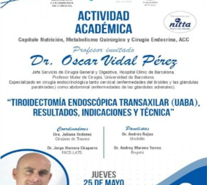 Tiroidectomía endoscópica transaxilar - Resultados, indicaciones y Técnica