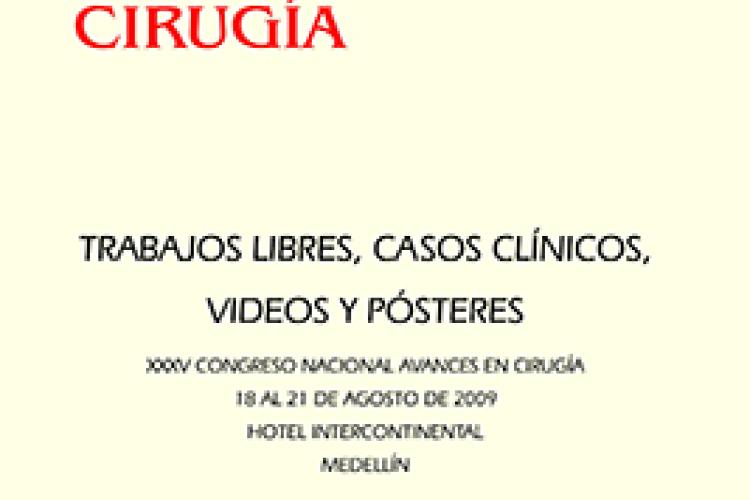 TRABAJOS LIBRES, CASOS CLÍNICOS, VIDEOS Y PÓSTERES 2009