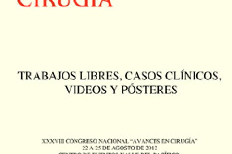 TRABAJOS LIBRES, CASOS CLÍNICOS, VIDEOS Y PÓSTERES 2012