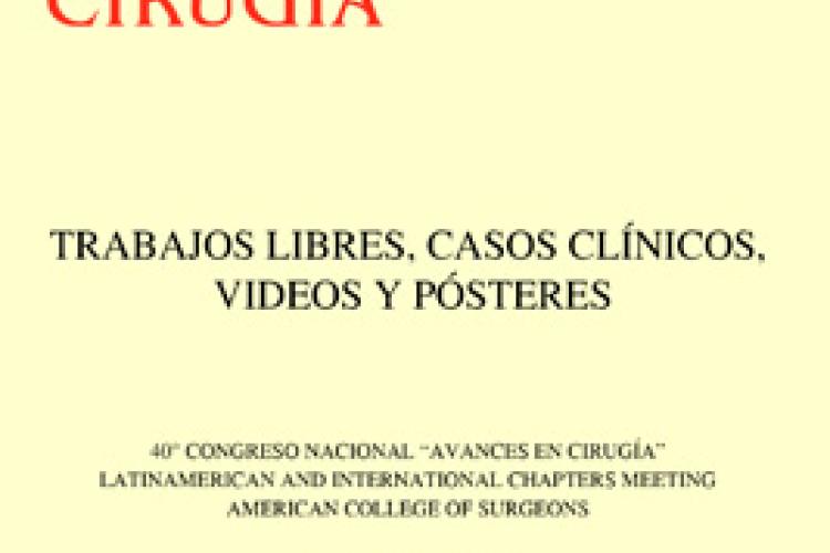 TRABAJOS LIBRES, CASOS CLÍNICOS, VIDEOS Y PÓSTERES 2014